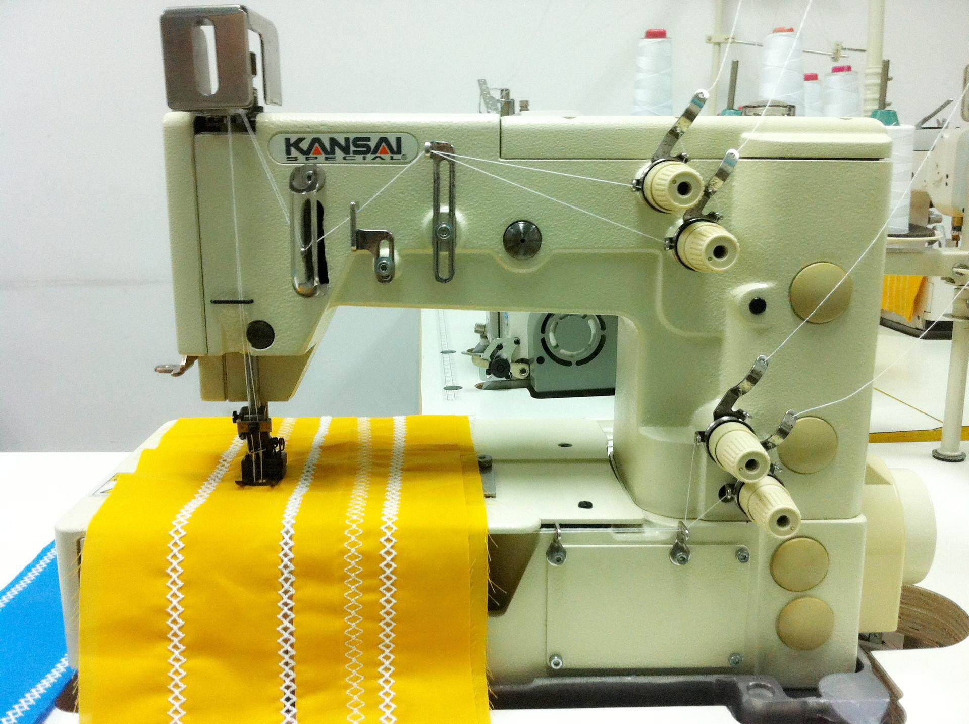 原装日本森本/关西px302-4w外曲牙缝纫机 狗牙机