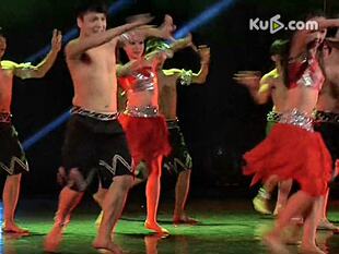 红果果舞蹈演出服饰/桃李杯/男女群舞年会火/民族舞台服装/桃李杯