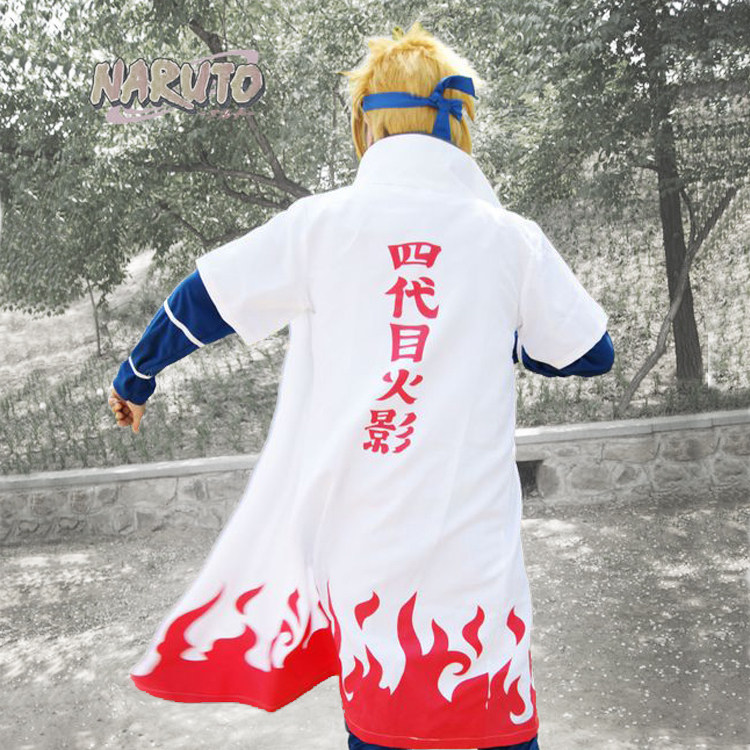 火影忍者四代目披风cos服 波风水门斗篷戎装 动漫cosplay服装男