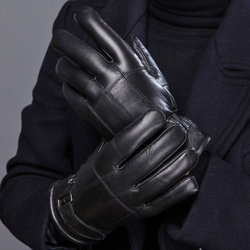 Gants pour homme en peau de mouton - Ref 2781530 Image 1