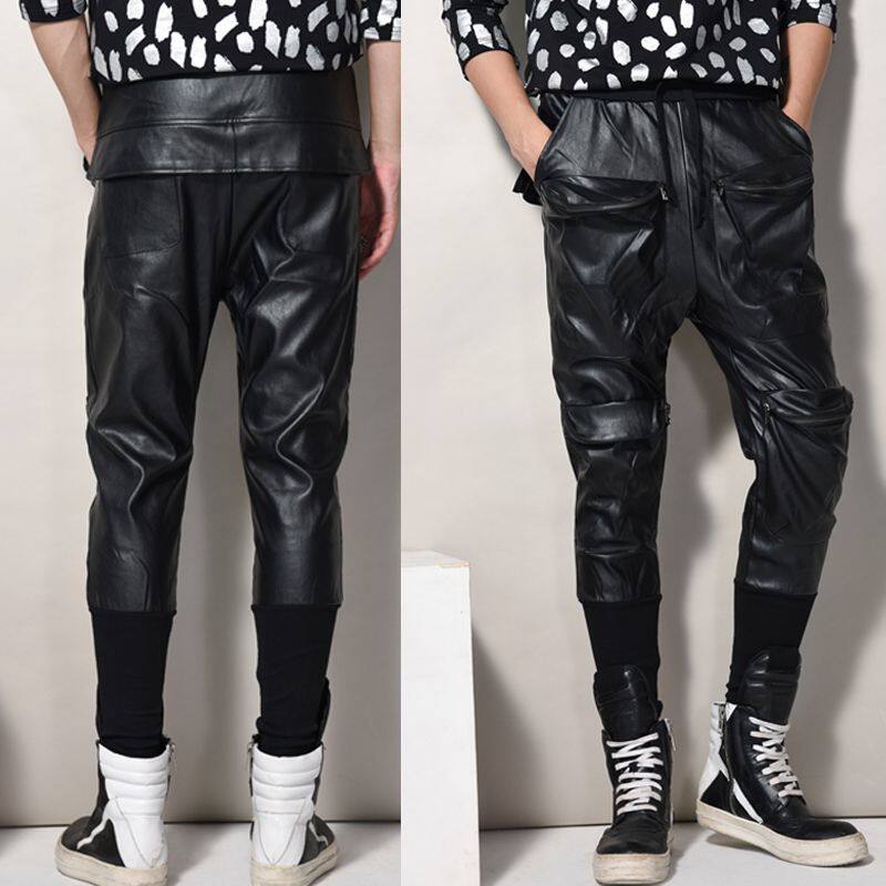 Pantalon cuir homme - Ref 1491690 Image 1
