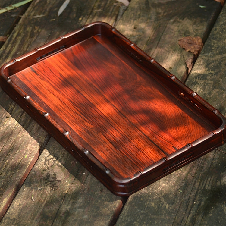 solid wood Tray tea tray Fragrant dish Rosewood Rosewood Fruit plate Kung Fu Tea Tray Rectangular Storagein the Home accessories , Carving , Woodcarving  category - from Buy2taobao.com to provide professional Taobao agent buy service