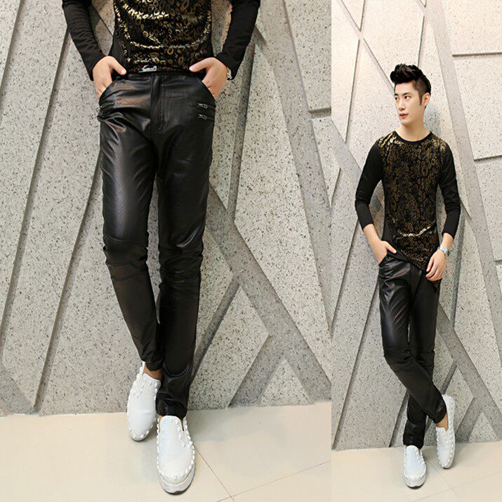 Pantalon cuir homme pour jeunesse pour automne - Ref 1494413 Image 1