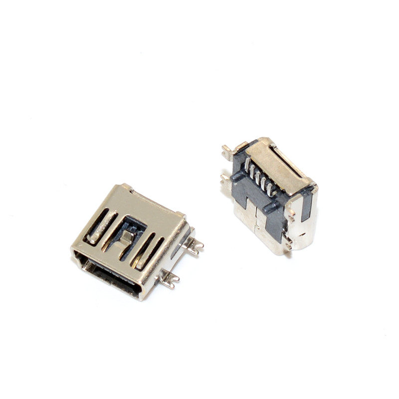 迷你USB 贴片 母座 (mini-USB) USB插座 5PF（短体）