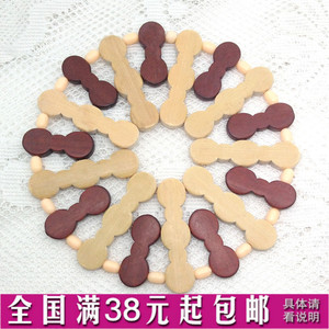 17cm天然竹制圆形砂锅垫餐具隔热垫茶杯垫碗盘杯子防烫防滑垫