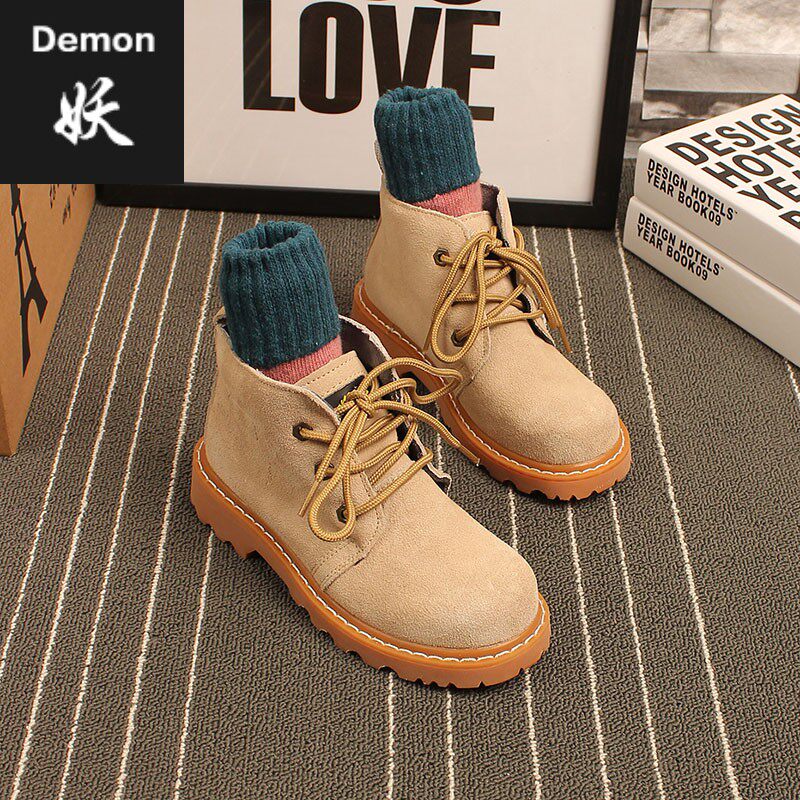 suede Scrub genuine leather Riding boots Retro Europe and America Short tube Motorcycle boots men and women Frenum Europe and America Frock shoes Trendy shoesin the Women's Shoes, Boots  category - from Buy2taobao.com to provide professional Taobao agent buy service