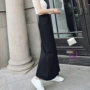 2019 Hàn Quốc mùa thu mới của phụ nữ váy căng Aa váy dài túi đeo hông hông là eo cao màu đen mùa hè - Váy chân váy ngắn xếp ly