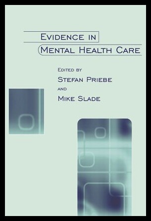 【预售】Evidence in Mental Health Care