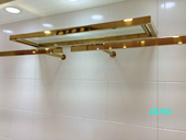 高端简约服装 货架展示架落地可定制 店玫瑰金展示架不锈钢金属服装