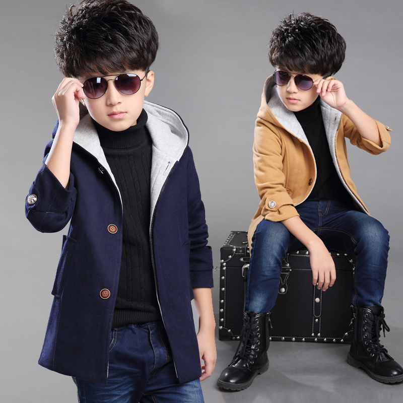 Manteau pour garcon en laine - Ref 2161380 Image 1