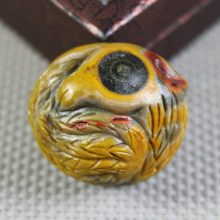 【战国红专营】天然宣化上谷战国红玛瑙小雕刻件精品 老鹰 未打孔