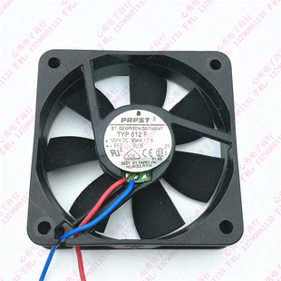 原装正品PAPST TYP612F DC12V 95mA 1.1W 6015 2线静音散热风扇