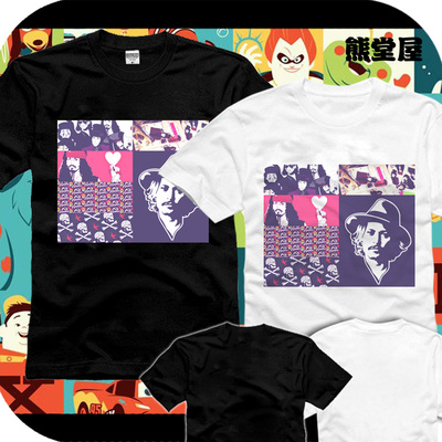 Johnny|Depp|约翰尼德普06|合集强尼戴普纯棉t恤短袖男女衣服