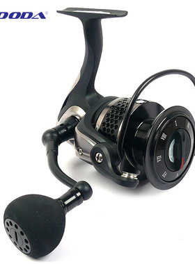 伊酷达EBH II 黑鹰二代3000/4000/5000金属纺车轮12轴海钓鱼线轮