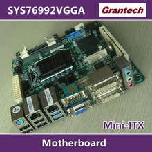 MINI-ITX主板#艾讯SYS76992VGGA嵌入式多串口B75双显SYS76992 PCI