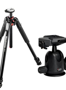 曼富图 Manfrotto MT055XPRO3+496RC2 单反三脚架套装 行货