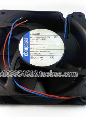 全新ebmpapst 变频器风扇4114NH3 24V 发射机专用轴流风扇