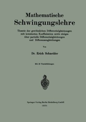 【预订】Mathematische Schwingungslehre: Theo...