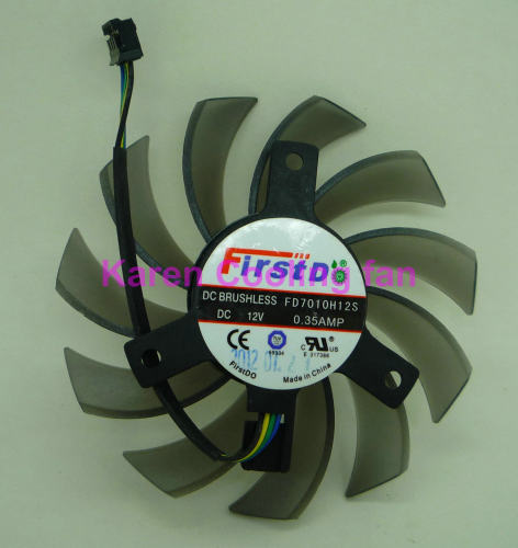 全新蓝宝石HD7850 1G 2G白金版 显卡风扇 FD7010H12S 温控HZDO