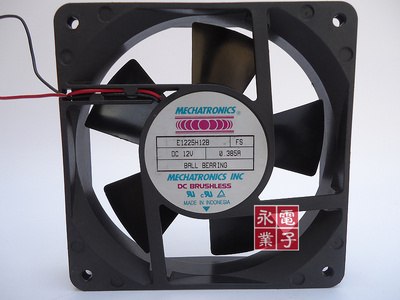 原装南韩MECHATRONICS E1225H12B 12V 0.385A 12025 变频器风扇