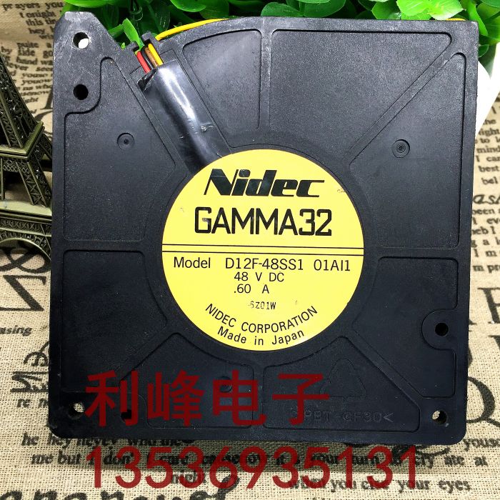 12cmnidec d12f-48ss1 48v 0.60 大风量鼓风机