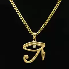 New Pharaoh Guardian Horus Eye Egyptian Talisman Eagle Head God Eye Pendant