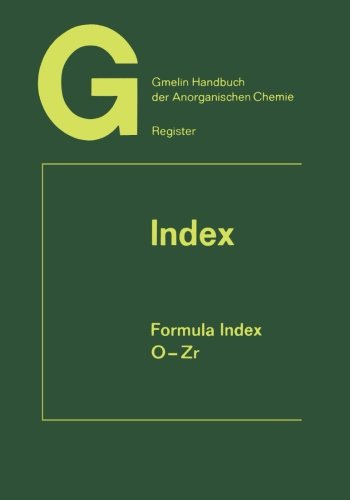 【预订】Index Formula Index: O-Zr Elements 1...