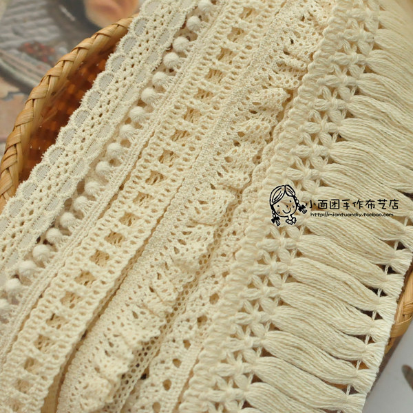 Cotton thread lace White Cotton lace bjd /clothing Decorative tablecloths DIY Handmade clothingin the Home Fabric , Sew DIY Material,Tools and finished products , Sew DIY Fitting/Accessories/Accessories , Lace  category - from Buy2taobao.com to provide professional Taobao agent buy service