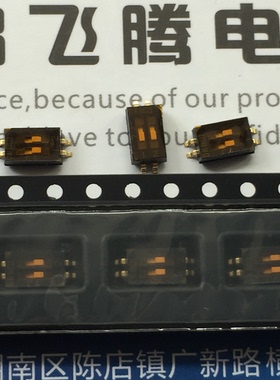 全新日本OTAX 贴片2位拨码开关 KHS22E 1.27mm 贴膜耐高温镀金脚