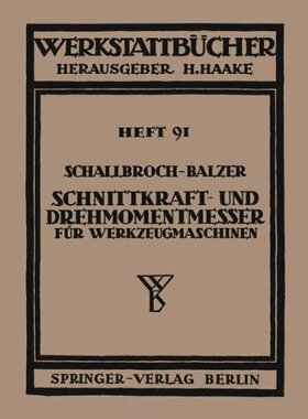 【预订】Schnittkraft-Und Drehmomentmesser Fu...
