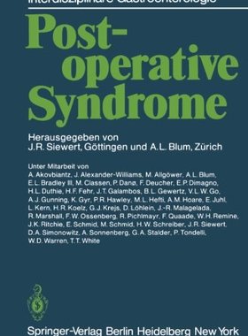 【预订】Postoperative Syndrome