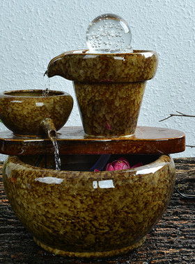 流水喷泉加湿器乔迁新居开业礼品