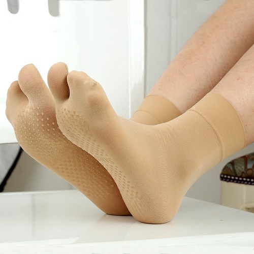 天鹅绒二指袜分趾袜简约女士四季