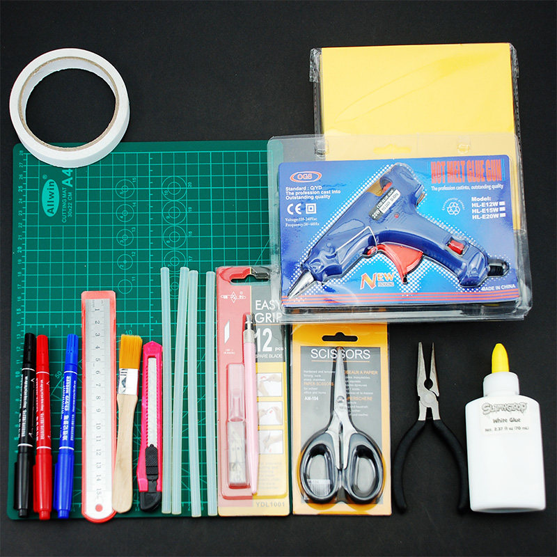 diy学生三角插折纸手工工具套装做手工的工具衍纸成人材料包邮