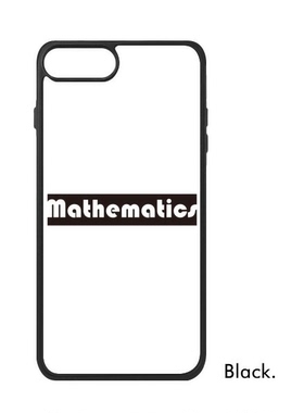 适用于iPhone专业学科数学黑色词Xr手机壳max保护套678plus硅胶11