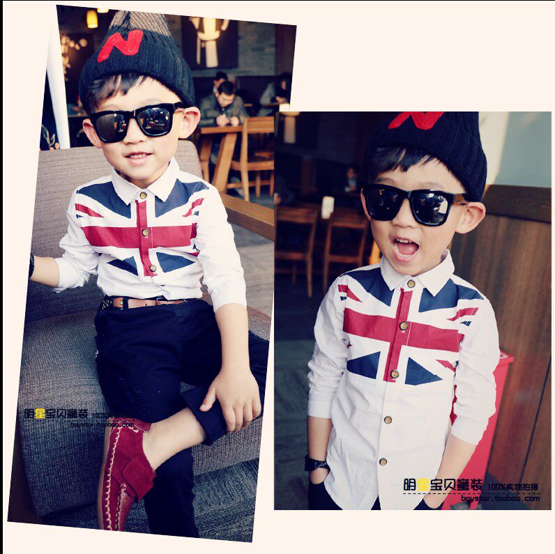 Chemise garcon à manche longue - Ref 2075718 Image 1