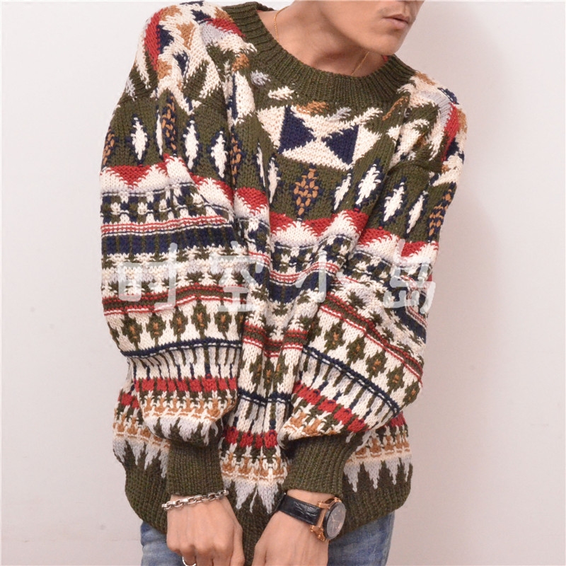 Vintage Christmas Phil Pope Northern Europe Ethnic style navajo Pop head Pure sheep sweaterin the Women's clothing/Boutique , Sweaters  category - from Buy2taobao.com to provide professional Taobao agent buy service
