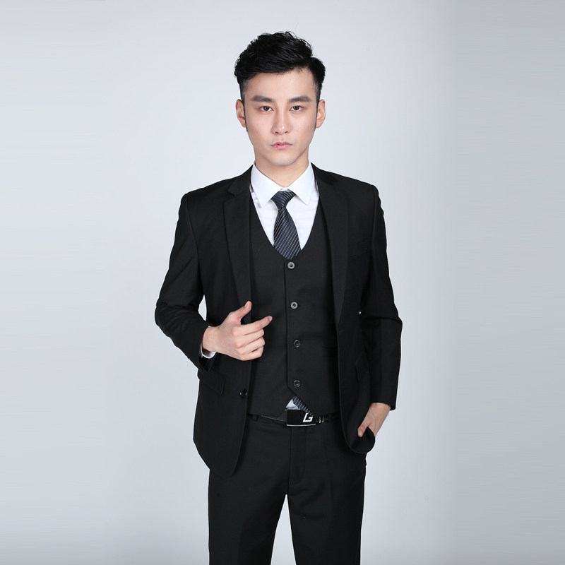 Costume homme en laine pour automne - Ref 1564364 Image 1