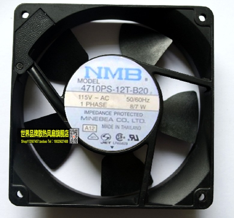 NMB 115V 4710PS-10T-B20 4710PS-12T-B20 散热风扇12厘米