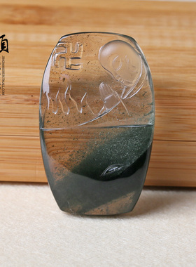 悟道风水晶挂坠礼品情人节绿幽灵