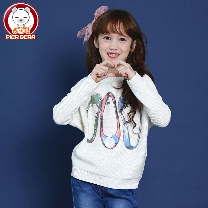 Pull fille PIER BEAR à manche longue - Ref 2103948 Image 1