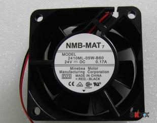 B60 NMB 0.17A 2410ML 风扇 全新正品 MAT风机 05W 6025 24V B69