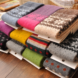 兔羊毛袜套女过膝秋冬季 袜 显瘦加厚加长护腿袜护膝靴套长筒踩脚裤