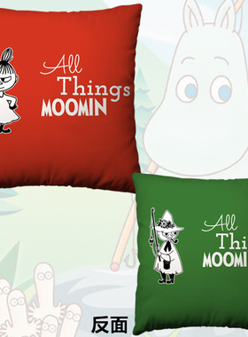 Moomin/周边靠垫抱枕/亚美/史力奇Snufkin/玩偶玩具/金典童年卡通