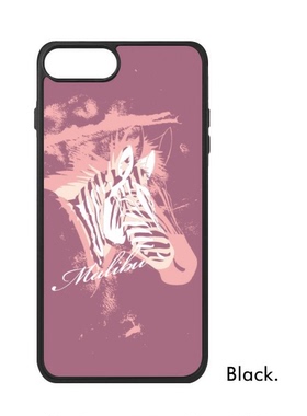 适用于iPhone紫色斑马喷绘动物Xr手机壳max保护套678plus硅胶11