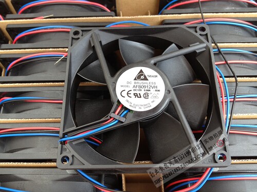 全新台达 9225 9cm双滚珠大风量风扇12V 0.60A AFB0912VH