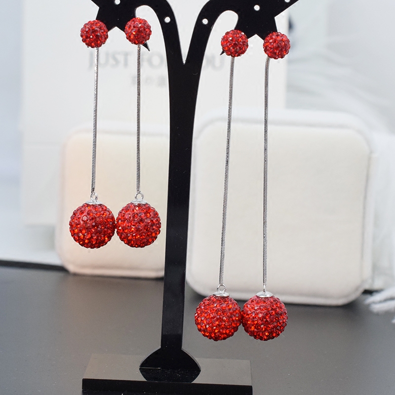 纯银长款耳环女气质百搭耳坠韩国流苏个性吊坠简约防过敏珍珠耳钉