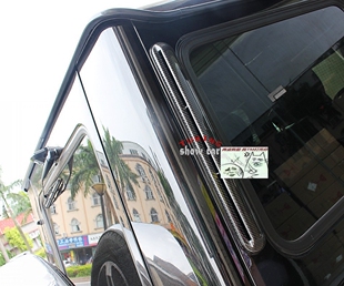 G63 G320 G500 后窗风口 贴片 碳纤 W463 G65 G55 G350 C柱