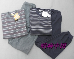 外贸内里植绒睡衣套装家居服A款 只有单件了##