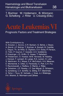 【预订】Acute Leukemias VI: Prognostic Facto...